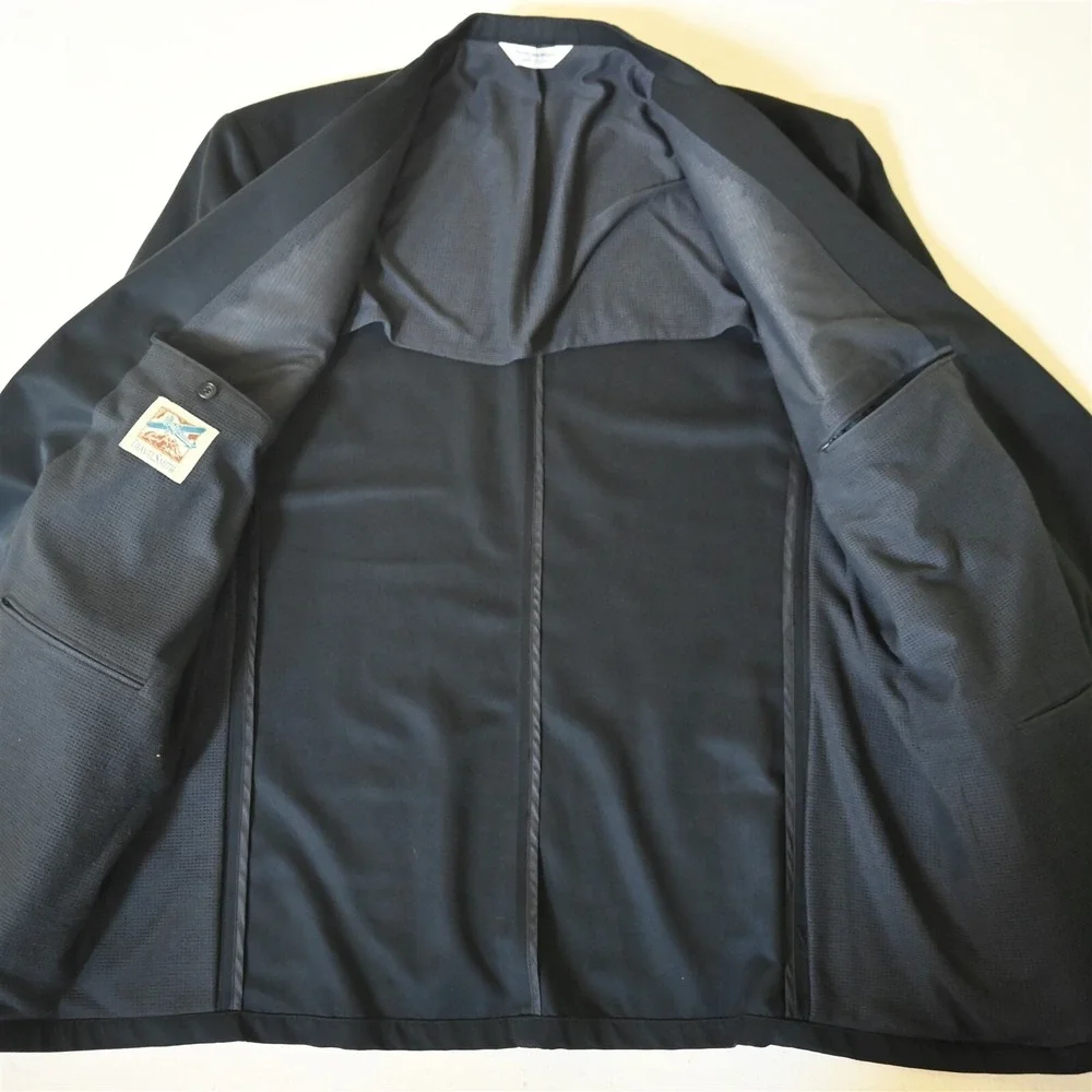 TravelSmith 50R Navy Blue Wash Wear USA Made Mens Blazer Suit‎ Jacket Sport Coat